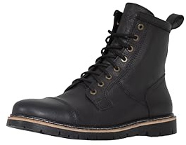 Stivali John Doe Rover Black XTM in pelle da motociclista, 46 EU