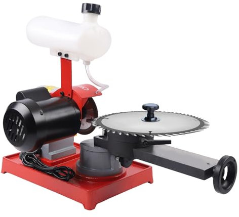 Affilatura acqua, lavorazione del legno, 370 W, 230 V, 50 Hz, 2850 rpm, per il taglio di alluminio, legno e plastica e per l'affilatura di diversi tipi