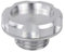 FREWSCN Tappo Bocchettone Olio per Fiat 500 2011-2023,Tappo di Riempimento Olio Motore Coperchio Bocchettone Riempimento Olio Lega di Alluminio,A-Silver