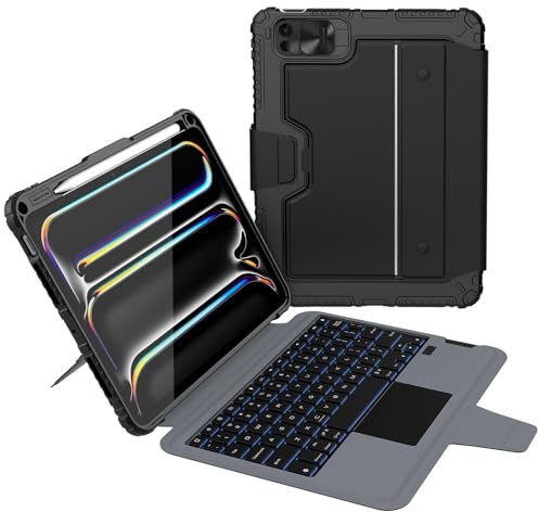Nillkin Custodia con tastiera per iPad Pro 11 M4 2024