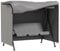 Outsunny 3 Seater 600D Oxford Patio Swing Chair Cover Outdoor Garden Furniture Rain Protection Protector Waterproof Anti-UV, 177 x 114 x 152cm, Light Grey