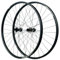 GEIRONV 26/27,5/29 Zoll Fahrrad Vorder Und Hinterrad, 54T Middle Lock Scheibenbremsen 4 Lager Straight Pull 28 Löcher Steckachse MTB Laufradsatz 1825g(Black,26inch)