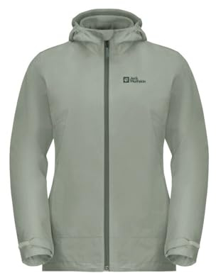 Jack Wolfskin Damen Moonrise 3in1 Jkt W, Mint Leaf, L EU