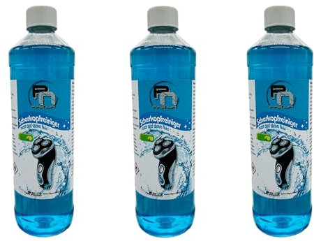 3x 1L Scherkopfreiniger Braun Rasierer Clean Renew refills Pulsonic Series 3 5 7