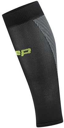 CEP Herren Core Run Ultralight 20-30 mmHg Wadenbandagen – Leistungsstarke Kompressionsunterstützung, schnelltrocknend zum Laufen, schwarz / grau, Large