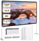 INMOZATA Projector Screen and Stand 120 Inch/ 265x150cm Portable Projector Screen with Carry Bag, 16:9 4K HD Indoor Outdoor Projection Screen for Camping Home Theater (120/265x150cm)