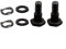 Embrague de motor para cortacésped para 43CC 49CC 52CC con 2 pernos y arandelas