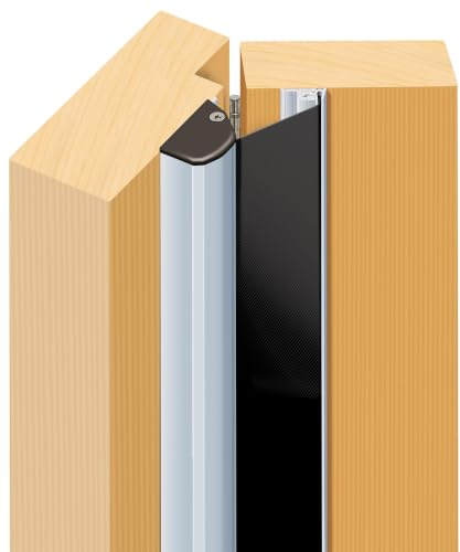 Exitex Roller Finger Protector 1925mm Aluminium Door Safety Guard - Mill | BS 8613:2017 certified, fire tested. For wood, uPVC, steel & composite doors. Safeguard your school, nursery, home, and more.