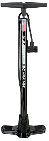 Schwinn Air Center Plus Fahrradpumpe, schwarz, Black