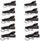 Sharplace 10 Pack Mini Type Hold Shock Lapel Mic Clamp Replacement Kit 10mm Diameter for Headset s