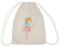 Spreadshirt Prinzessin Lillifee mit Konfetti Turnbeutel, One size, Natur