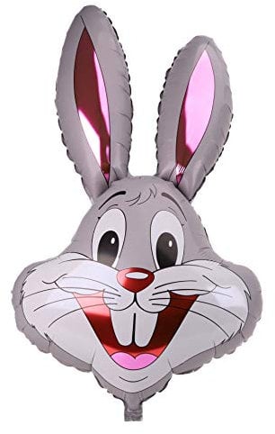 Toyland® 94 cm (37) Hase-Ballon in 6 Farben erhältlich – Osterballons (GRAU)