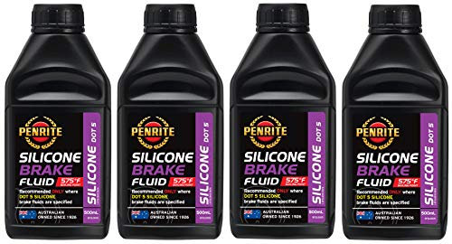 Penrite Oil Silicone Brake Fluid DOT 5, Dry Boiling Point 302 Degrees, 2 Litre
