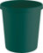 helit H6405852 - Papelera The Green German, 18 litros, de plástico reciclado con certificado Blauer Engel (verde), 1 unidad