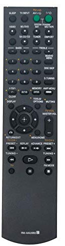 VINABTY RM-AAU055 Reemplazo del Control Remoto para Sony Amplificador de Potencia AV STRDH100 STR-DH100 HT-SF2300 STR-KS230