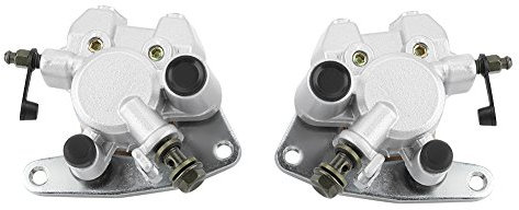 Front Brake Calipers, 2pcs ATV Front Brake Calipers Assembly Set for Kodiak 400 1999-2006/ Kodiak 450 2003-2006