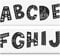 Bordüre 15cm x 200cm für Kinderzimmer Babyzimmer Dekor Aufkleber Wandbordüre selbstklebend Wandtattoo für Kinder Mädchen Junge Y033 (Alphabet)