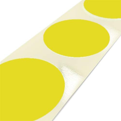 Print&Stick | Bunte Markierungsklebepunkte Ø 30 mm - 1000 Stück - Gelb HKS2
