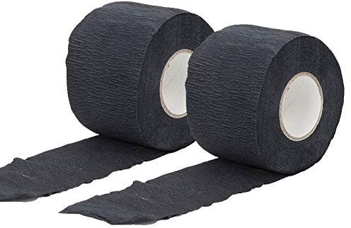 Barber Neck Tape, 2 Rollen Papierband Einweg-Halsstreifen Dehnbares Papier für Den Professionellen Friseursalon, Einweg-Friseurhalsband-Zubehör Halsbedeckung