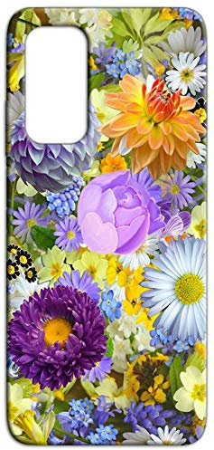 Mixroom - Coque Telephone, Coque Smartphone Back Case en TPU Silicone souple pour Realme 9i Motif fleurs U820