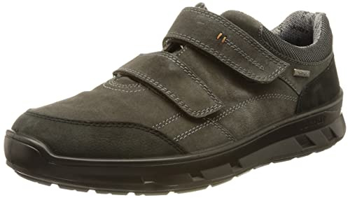 schwarz/Grauer Klettslipper