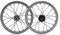 QHYRZE BMX Laufradsatz 14 Zoll Fixie Laufrads Fixed Gear Singlespeed Fahrrad Laufrad Felge V Bremse 20 Loch Naben 12 Zähne 1142g (Size : 14'')
