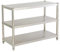 Edelstahl Regal KüChe Lagerregal Aufbewahrungsregal KüChenregal Catering Einheit Aufbewahrung Schwerlastregal Standregal Edelstahlregal RegalböDen Gastro GroßKüChen KüChentisch 3 Tier 80X80X40Cm