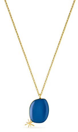 GOLDENE HALSKETTE MIRÓ JEWELRY | Entworfen von Joidart | Miró-Kollektion | 24 Karat vergoldetes Metall