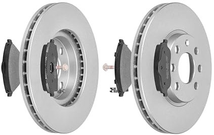 F.BECKER_LINE BREMSSCHEIBEN Ø260MM + BREMSBELÄGE VORNE FÜR OPEL CORSA C COMBO