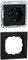 Bundle aus Merten - SCHUKO-Steckdose, Aus Recyceltem Ocean Plastic Material, Steckklemmen, Schwarz Matt, System M, Schutzkontaktsteckdose + Merten - M-Pure-Rahmen 1fach, Schwarz Matt, IP20, IK03,