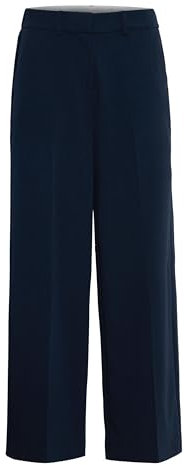 fransa FRFRIGA PA 2 Damen Stoffhose Hose 64% Polyester, 32% Viskose, 4% Elasthan Regular fit, Größe:40, Farbe:Navy Blazer (193923)