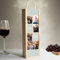 Transparent Gift Caja de Vino Personalizada con Seis Fotos. Regalo para familiares, Amigos y Pareja. Cajas de Madera Personalizadas Botella Vino. Regalos Personalizados para Mujer y Hombre Cumpleaños