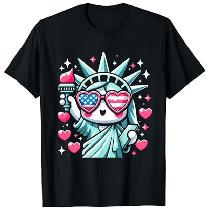 Statue of Liberty Cute NYC New York City Manhattan Girls T-Shirt