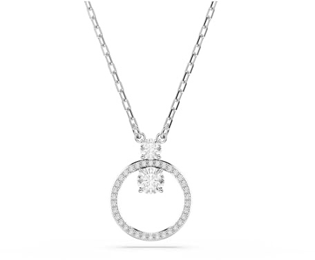 Swarovski Sternbild-Anhänger, Rundschliff, klar, rhodiniert, One Size, Kristall, Kristall