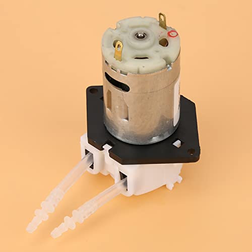 Pompe Doseuse d'aquarium avec Tête de Tube Remplaçable Pompe Péristaltique Pompe Doseuse 12 V pour les Domaines de Biotechnologie pour l'analyse Biochimique des Produits