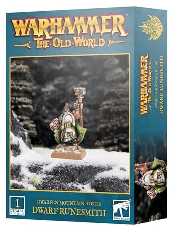 Warhammer : The Old World - Dwarfen Runesmith, Black