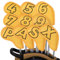 LZFAN Golf Club Head Covers (10pcs Iron Covers Magnetic) - Yellow Bear Pattern - Polyurethane Material - Suitable for Right Handed Clubs - Golf