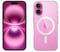 Apple iPhone 16 128 GB - Rosé + Clear Case mit MagSafe