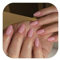 TOEECY Lot de 24 Faux Ongles Couleurs Unies Rond Court Couverture Complète Press on Nails Doux et Brillant avec Outils pour Femmes et Filles