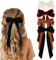 Velluto Fiocchi Capelli Clip, 4 PZ Mollette Fiocchi per Capelli Fermagli, Nastro Accessori Ponytail Holder Fiocco Capelli