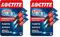Loctite Super Glue-3 Original Mini Trio, pegamento universal con triple resistencia, adhesivo transparente, pegamento instantáneo y fuerza instantánea, 3x1 g (Paquete de 2)