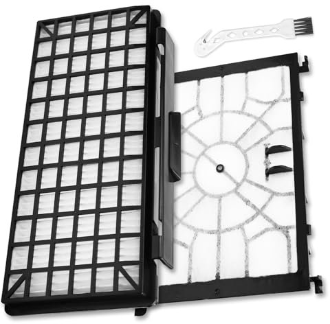 WPPQWP Hepafilter Motorschutzfilter für siemens Q5.0 staubsauger, Ersatzfilter Zubehör für Siemens Z7.0 / VSQ5X1230 / VZ154HFB / VZ02MSF / VSQ5X12M1, Ersetzt das Original(Mit Reinigungsbürste)