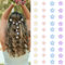 KIUEZIR 40 Pack Small Matte Lily Flower Hair Clips Set- Pink/Purple/White/Blue with Realistic Stamen & Metal Clasps, Non-Slip Mini Flower Grip Clips for Women Everyday/Party/Wedding Hairstyles
