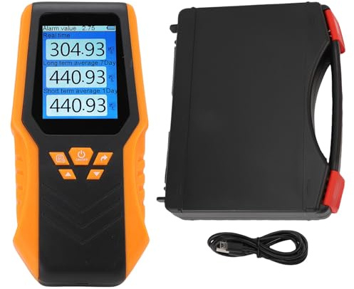 Radon Detector Accurato in Tempo Reale LCD Display Kit di Prova Scolastico Domestico Portatile