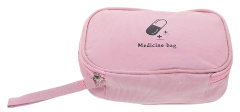 Garneck Tragbare Reiseapotheke aus Oxford Stoff mit Mehrschichtigen Fächern und Robust für Geschäftsreisen und Outdoor Aktivitäten