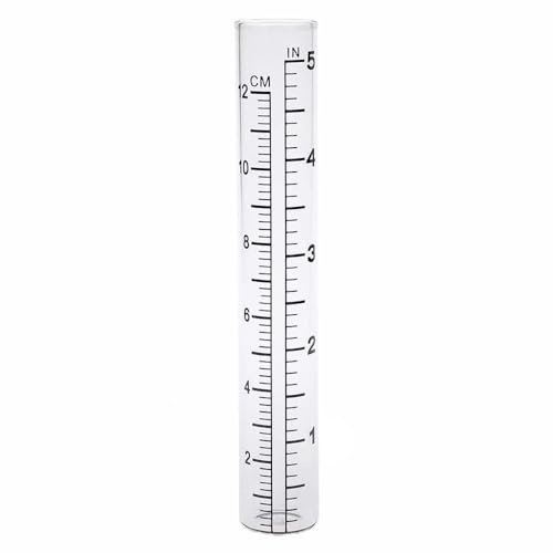 LZYWOD Pluviomètre de rechange en plastique transparent de 14 cm pour l'extérieur