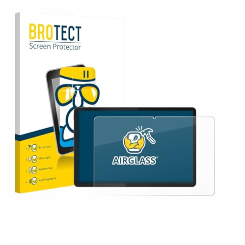 BROTECT Schutzglas für Lenovo Idea Tab Plus 12.1 | Transparenter Displayschutz Made in Germany Schutzfolie Panzer Folie Glas 9H Anti-Fingerprint Einfache Montage Clear
