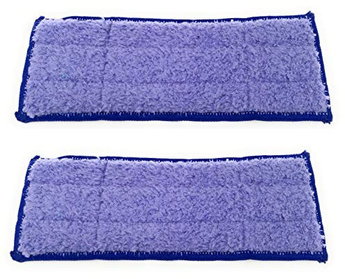 2 Stück Nass, Feucht oder Trocken Wischtücher (frei wählbar) Microfaser Pads, Tücher kompatibel mit Staubsauger iRobot Braava Jet 240, 241, 250 waschbar (Wet, Nass)