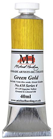 Michael Harding : Oil Paint : 40 ml : Green Gold