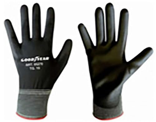 GOODYEAR Handschuhe aus Polyester und Polyurethan Größe 8 Farbe schwarz, Arbeitshandschuhe